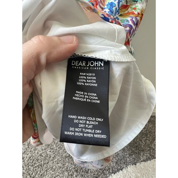 DEAR JOHN Victoria dress in bird of paradise women's size small - Picture 4 of 5